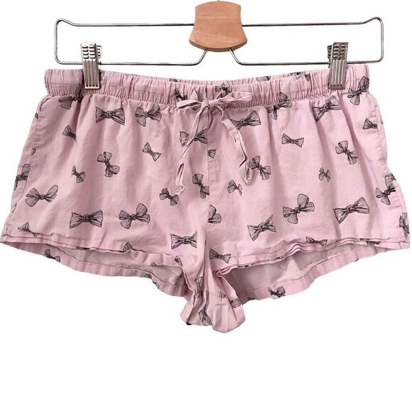 Forever 21 Bow Print Sexy Sleepwear Shorts in Size Small - Picture 1 of 5
